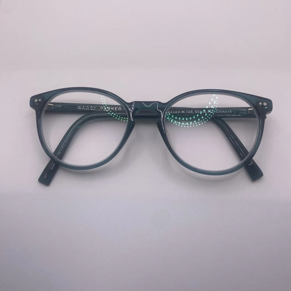 Warby Parker Eyeglasses FRAME ONLY Blakeley 50-18-142 Green 792